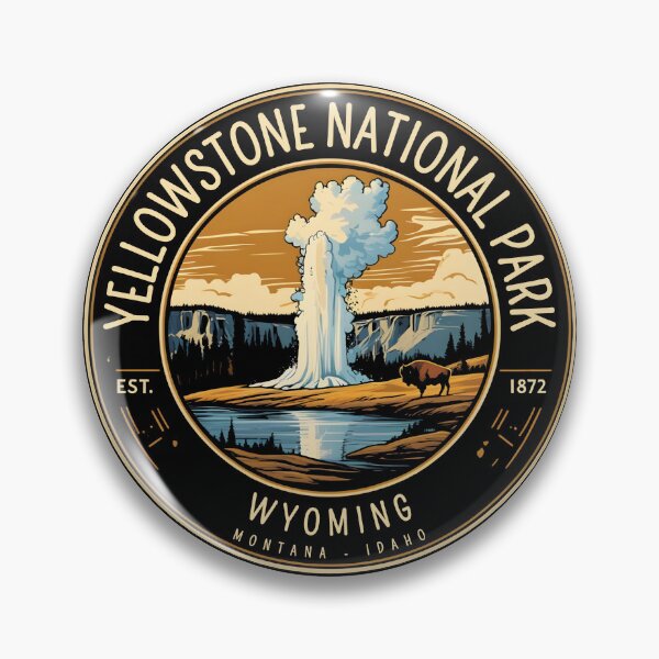 Item preview, Yellowstone National Park - US  designed and sold by GoodOldVintage.