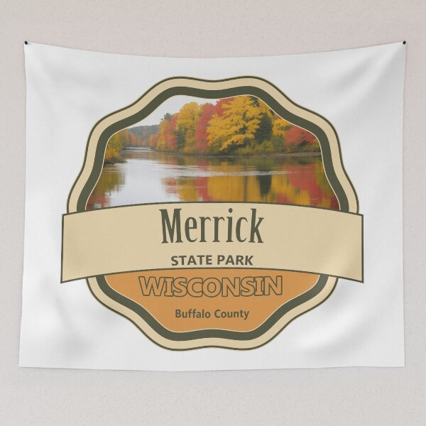 Item preview, Merrick State Park, Buffalo County, Wisconsin designed and sold by Wanderful-roads.