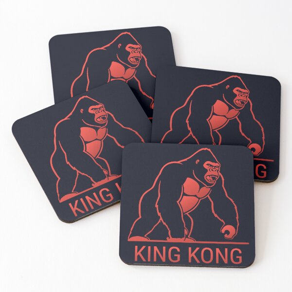 Item preview, Red King Kong on a black background designed and sold by Nazardes.