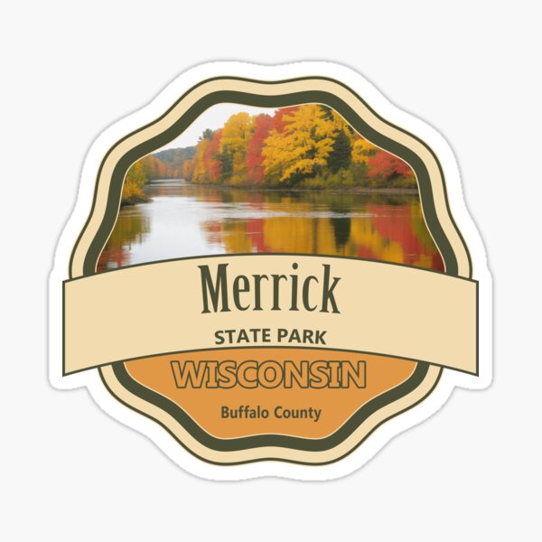 Item preview, Merrick State Park, Buffalo County, Wisconsin designed and sold by Wanderful-roads.