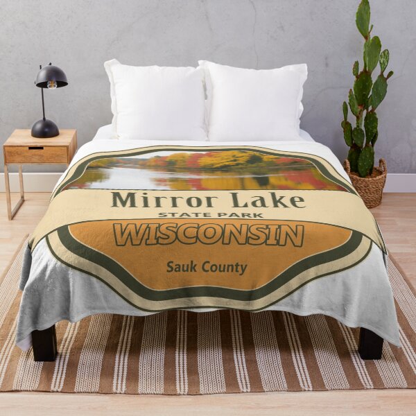 Item preview, Mirror Lake State Park, Sauk County, Wisconsin designed and sold by Wanderful-roads.