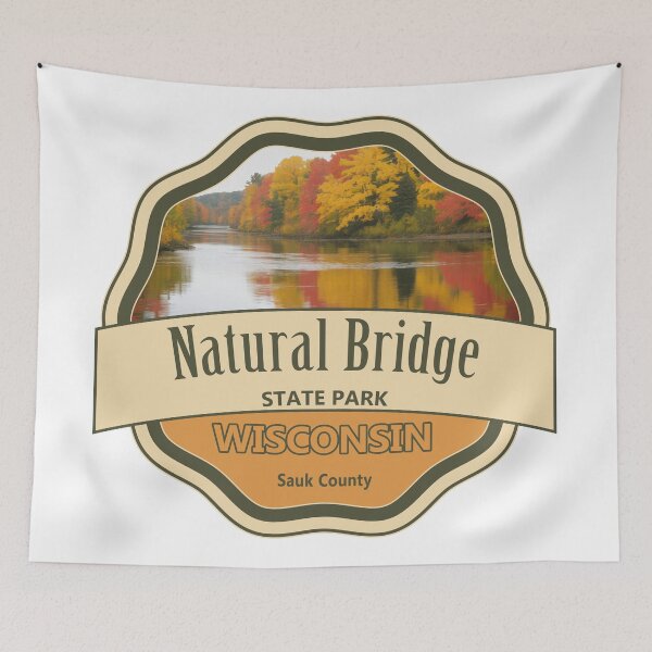Item preview, Natural Bridge State Park, Sauk County, Wisconsin designed and sold by Wanderful-roads.