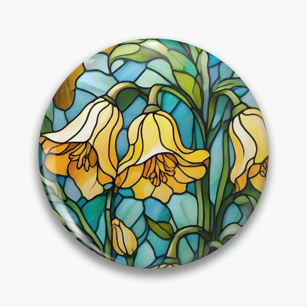Item preview, Yellow Bellflowers designed and sold by Ciervo Primavera.
