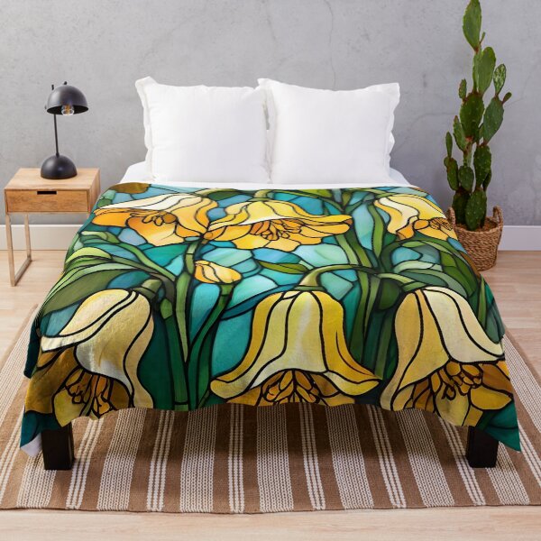 Item preview, Yellow Bellflowers designed and sold by Ciervo Primavera.