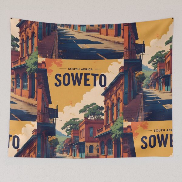 Item preview, Soweto South Africa Vintage Travel Tourism designed and sold by TravelersGems.