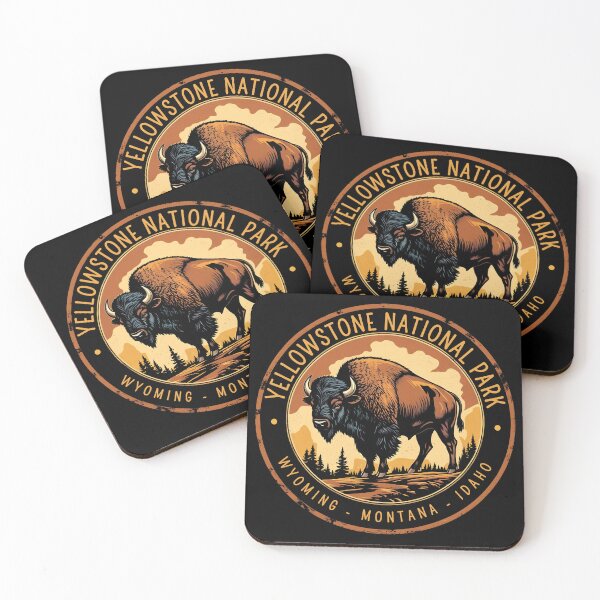 Item preview, Yellowstone National Park - US  designed and sold by GoodOldVintage.