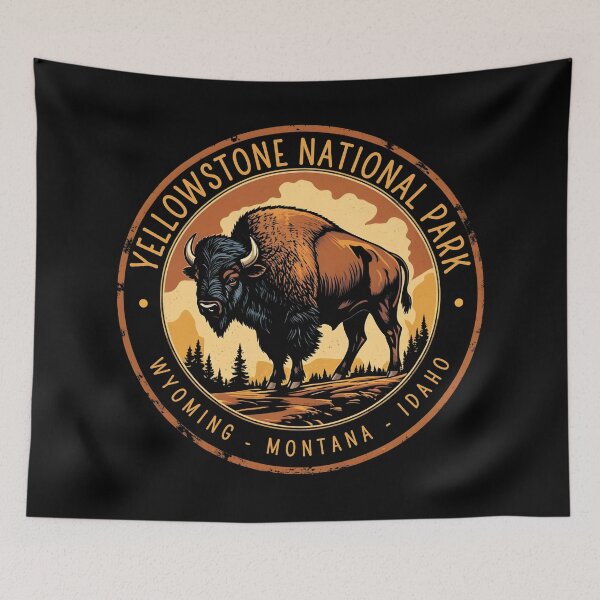 Item preview, Yellowstone National Park - US  designed and sold by GoodOldVintage.