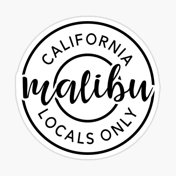 Item preview, malibu california  designed and sold by Annieyu24.