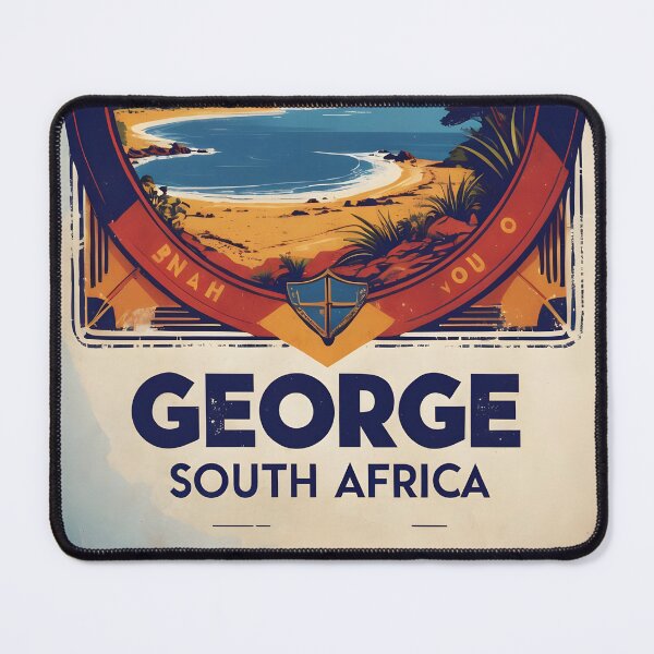 Item preview, George South Africa Vintage Travel Tourism designed and sold by TravelersGems.