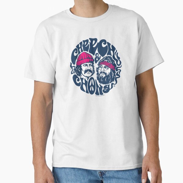 Cheech & Chong 70's Style Groovy Portrait Classic T-Shirt