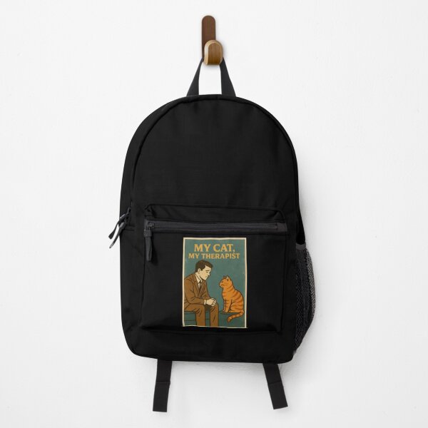 Item preview, My Cat, My Therapist – Vintage Edition designed and sold by ALITOPRINCE.