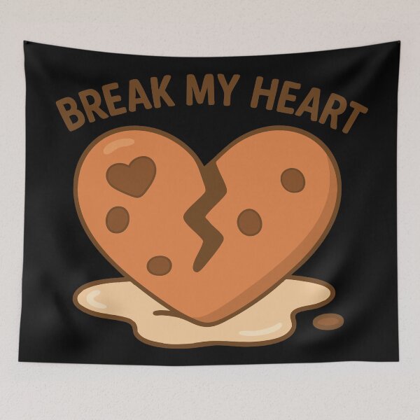 Item preview, Break My Heart Cute Broken Chocolate Chip Cookie designed and sold by BambaKchula.