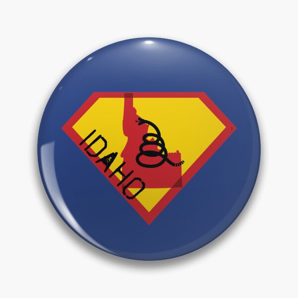 Item preview, IDAHOAN SHIELD - Freedom Is The Superpower - Modern Gadsden Snake Flag - Dont Tread On Me SUPERHERO IDAHO spellout design designed and sold by pelagio.