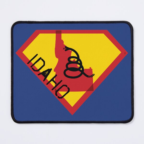 Item preview, IDAHOAN SHIELD - Freedom Is The Superpower - Modern Gadsden Snake Flag - Dont Tread On Me SUPERHERO IDAHO spellout design designed and sold by pelagio.