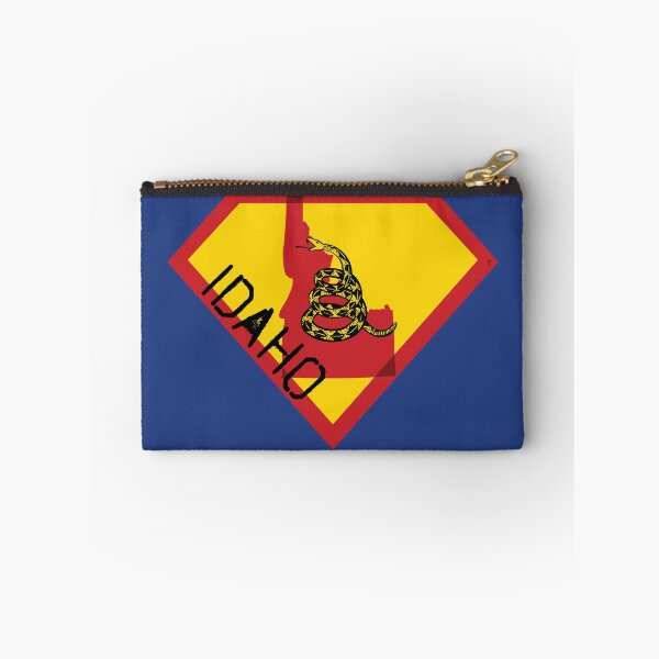 Item preview, IDAHOAN  SHIELD - Freedom Is The Superpower -  Gadsden Snake Flag - Dont Tread On Me SUPERHERO IDAHO spellout design designed and sold by pelagio.
