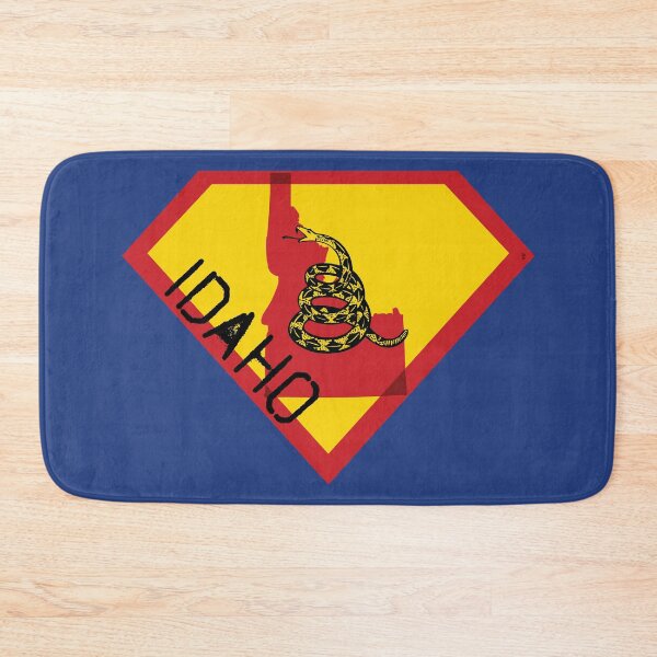 Item preview, IDAHOAN  SHIELD - Freedom Is The Superpower -  Gadsden Snake Flag - Dont Tread On Me SUPERHERO IDAHO spellout design designed and sold by pelagio.