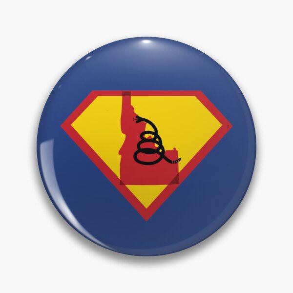 Item preview, IDAHOAN  Shield - Freedom Is The Superpower - Modern Gadsden Snake Flag - Dont Tread On Me SUPERHERO IDAHO  design designed and sold by pelagio.