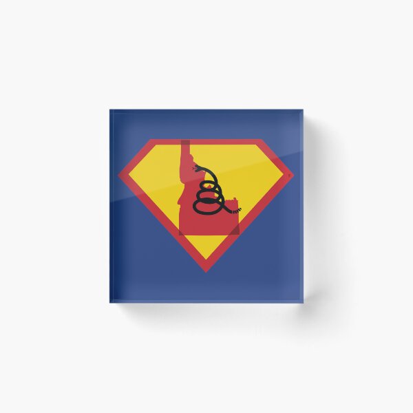 Item preview, IDAHOAN  Shield - Freedom Is The Superpower - Modern Gadsden Snake Flag - Dont Tread On Me SUPERHERO IDAHO  design designed and sold by pelagio.