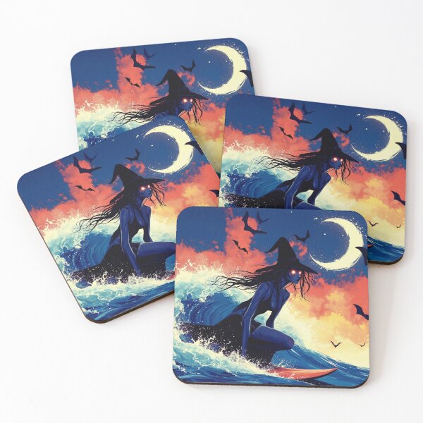 Item preview, Moonlit Surf Witch designed and sold by OpenCanvasCo.