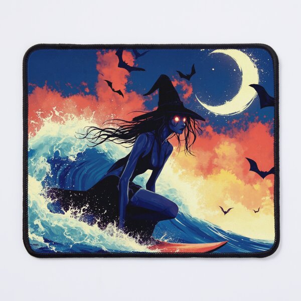 Item preview, Moonlit Surf Witch designed and sold by OpenCanvasCo.