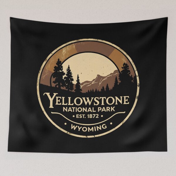 Item preview, Yellowstone National Park - US  designed and sold by GoodOldVintage.