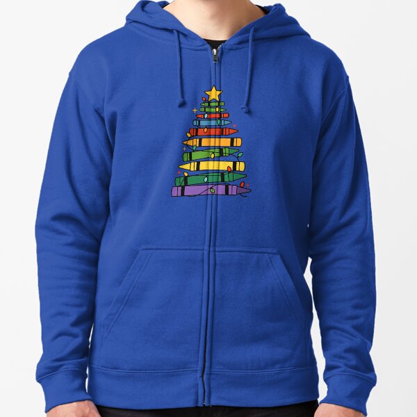 Artikel-Vorschau von Buntstift Weihnachtsbaum Regenbogen Lehrer Kunst Design, designt und verkauft von ArtfulWeave.