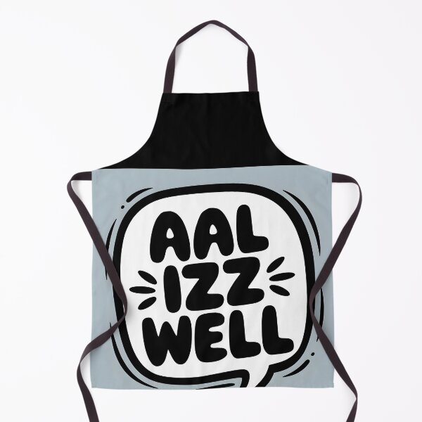 Item preview, Aal Izz Well – Comfort Phrase in Text Bubble Design designed and sold by EmeraldeaArt.