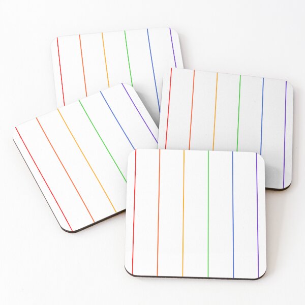 Item preview, Pinstripe Rainbow (Transparent Background) designed and sold by IKDG.