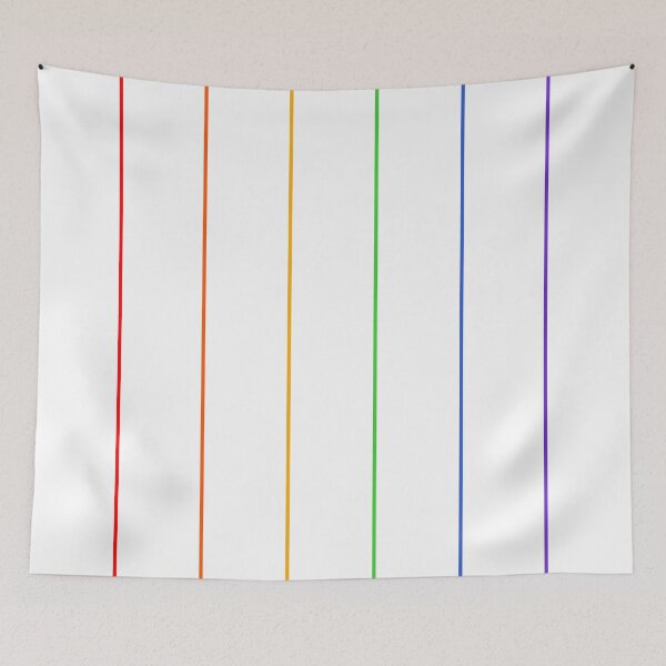 Item preview, Pinstripe Rainbow (Transparent Background) designed and sold by IKDG.