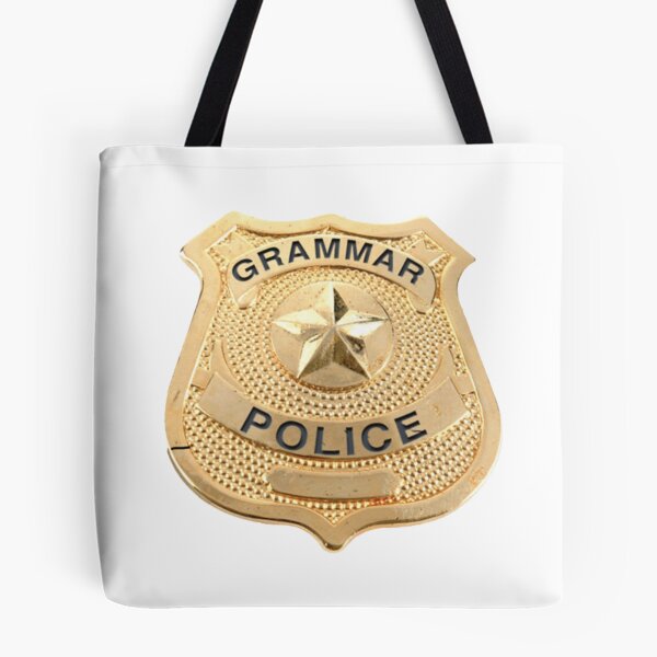 Item preview, Grammar Police badge designed and sold by Oqueartecura.