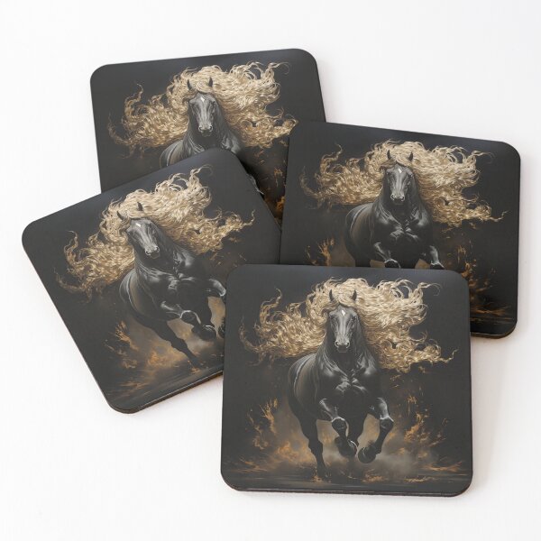 Item preview, Black Stallion Running Wild designed and sold by CritterWisdom.
