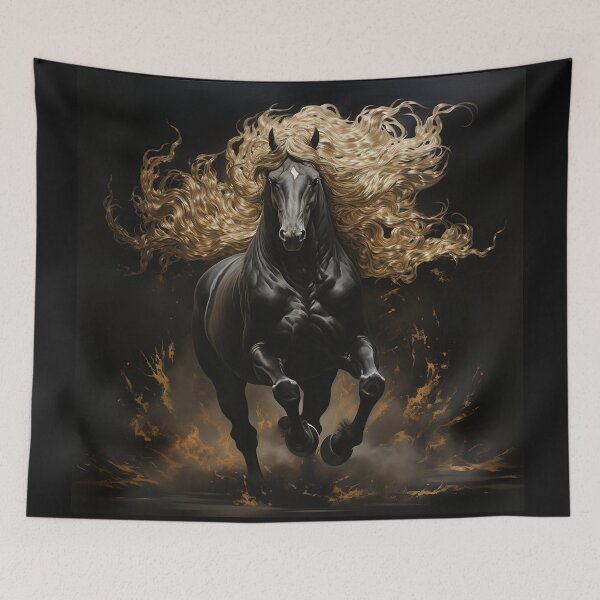 Item preview, Black Stallion Running Wild designed and sold by CritterWisdom.