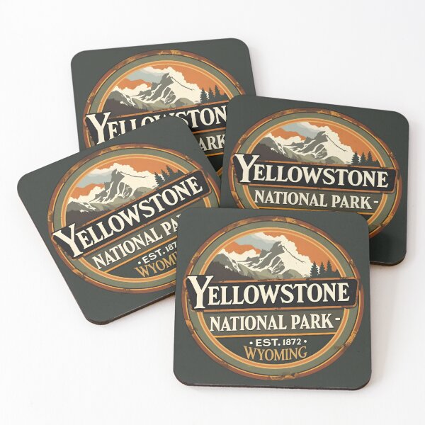 Item preview, Yellowstone National Park - US  designed and sold by GoodOldVintage.