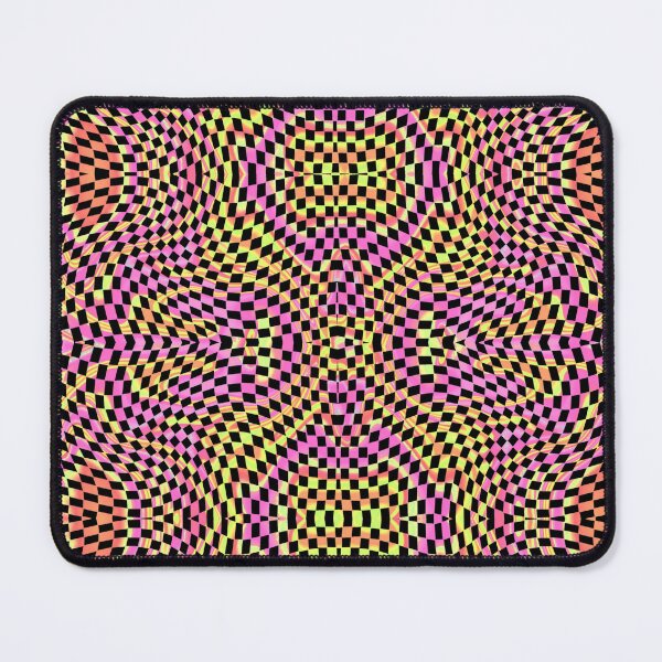 Item preview, Disco Ball Holographic Iridescent Reflective Optical Illusion Check Pattern designed and sold by FestDrip.