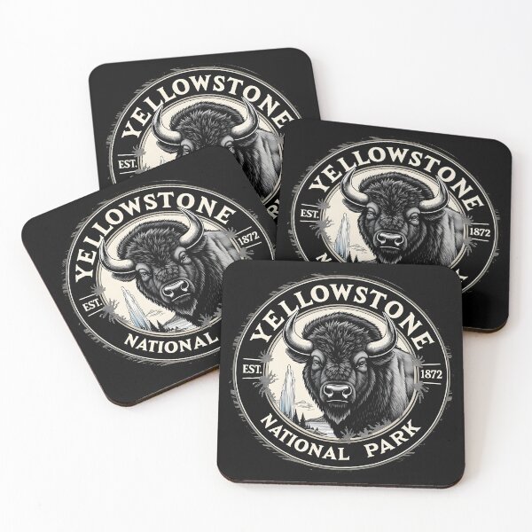 Item preview, Yellowstone National Park - US  designed and sold by GoodOldVintage.