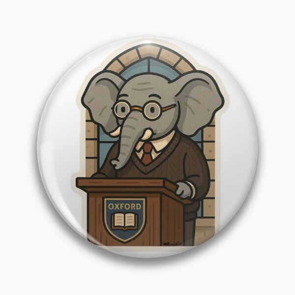Item preview, Professor Trunksworth at Oxford- College Sticker designed and sold by Cosmic-Meadows.