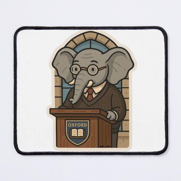 Item preview, Professor Trunksworth at Oxford- College Sticker designed and sold by Cosmic-Meadows.