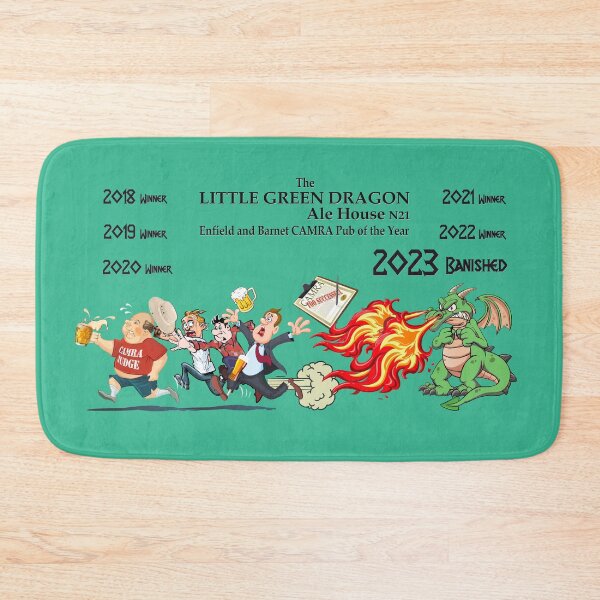 Item preview, Little Green Dragon Pub (Black Text) designed and sold by Spyinthesky.