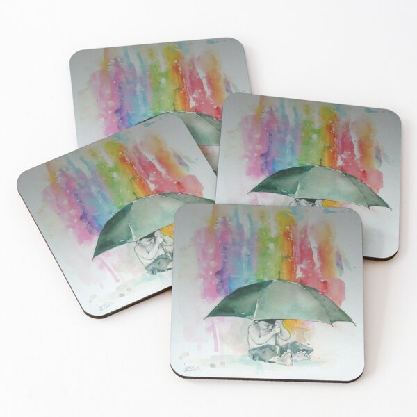 Item preview, Lora Zombie 'Umbrella Boy' Print Hand Signed in Silver pen by The Artist designed and sold by TrueDesigns01.