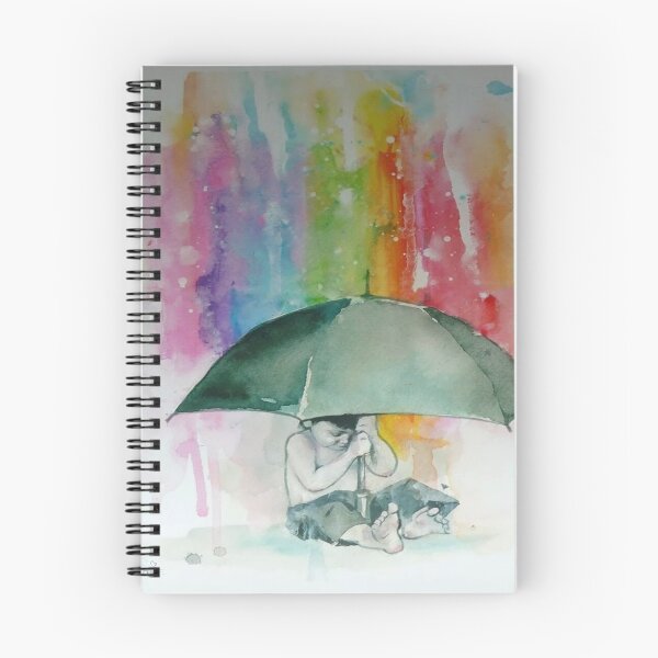 Item preview, Lora Zombie 'Umbrella Boy' Print Hand Signed in Silver pen by The Artist designed and sold by TrueDesigns01.