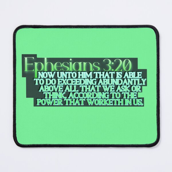 Item preview, Ephesians 3:20 KJV designed and sold by IddotheProphet.