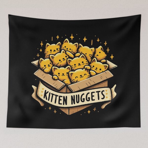 Item preview, Vintage Kitten Nuggets Cute Cat Lover  designed and sold by Scaryzz.