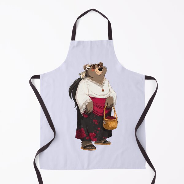 Item preview, Blossom Gatherer Bear designed and sold by MYTHIC PEEL STICKERS.
