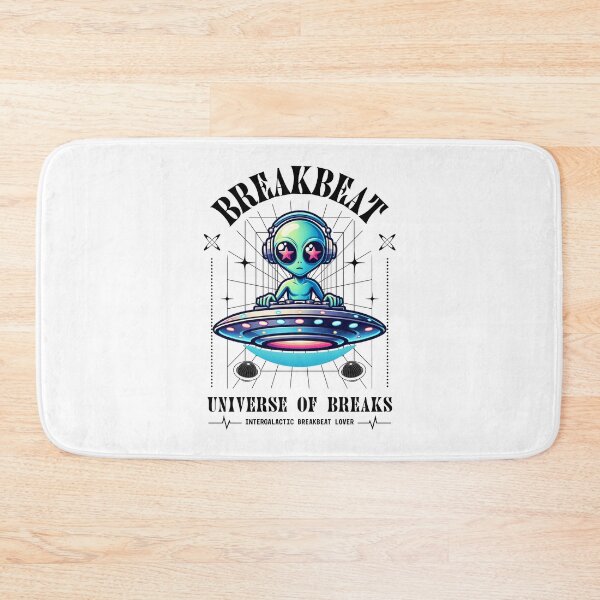 Item preview, BREAKBEAT  - Alien Ufo Decks (Black) designed and sold by Discothreadz.