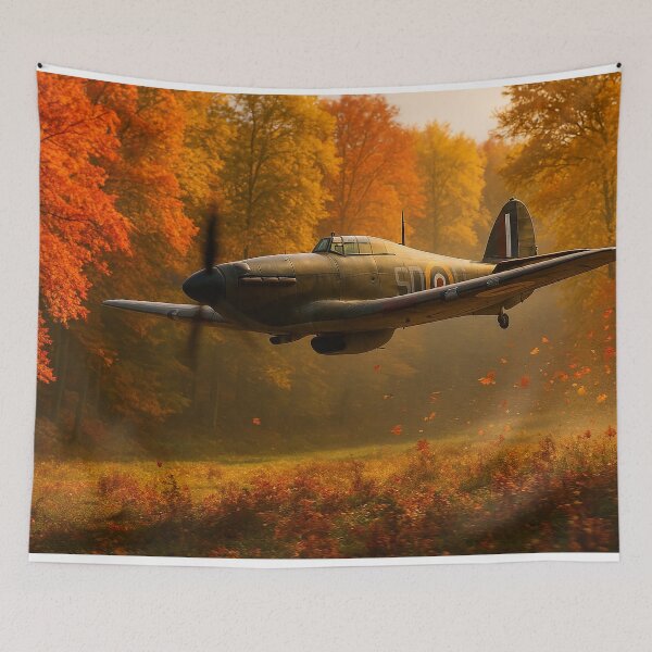 Item preview, Hurricane in Autumn Glory BBMF designed and sold by Skyframe Aviation.