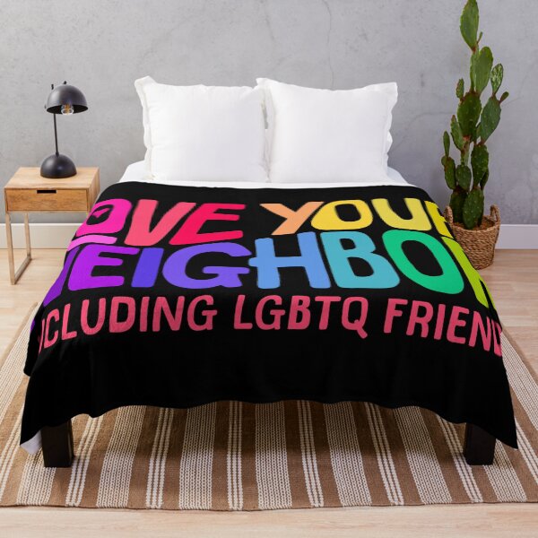 Item preview, Love Your Neighbor Rainbow Word Art designed and sold by Unhinged Heather.