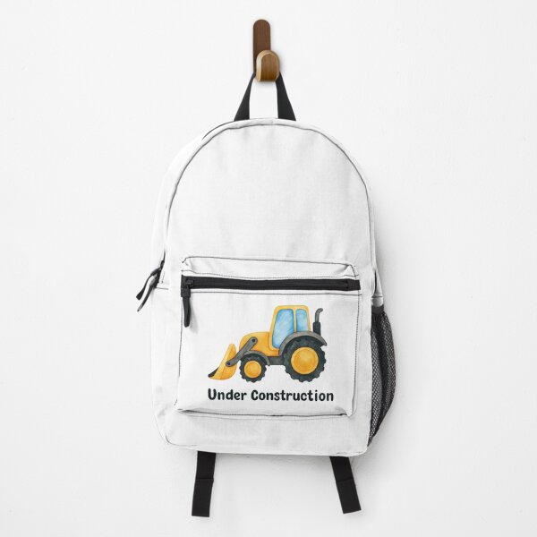 Item preview, Under Construction Yellow Bulldozer Watercolor Design designed and sold by ArtfulWeave.