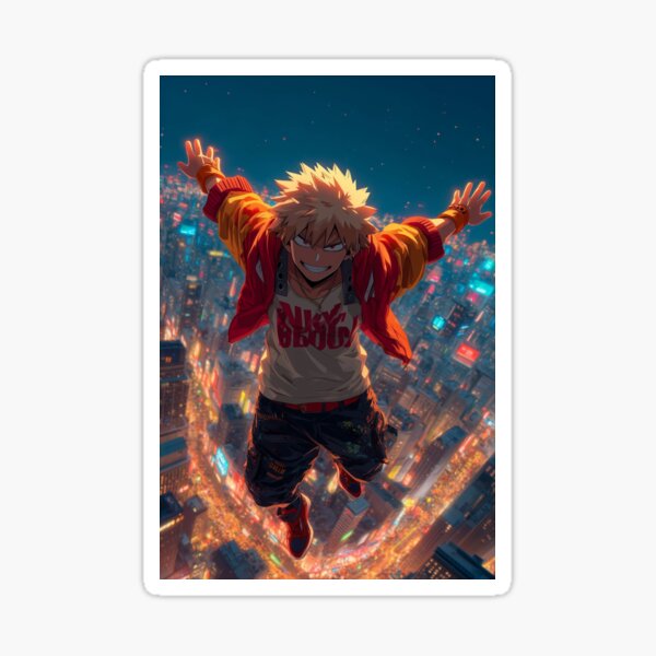 Item preview, Bakugo from my hero academia boku no hero designed and sold by Renato Javier Arrieta Perez.