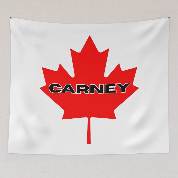 Item preview, Canada Maple Leaf “CARNEY” Graphic T-Shirt, Carney, Canada, Mark Carney, Liberals, Politics, Maple Leaf designed and sold by larissa-myrie.