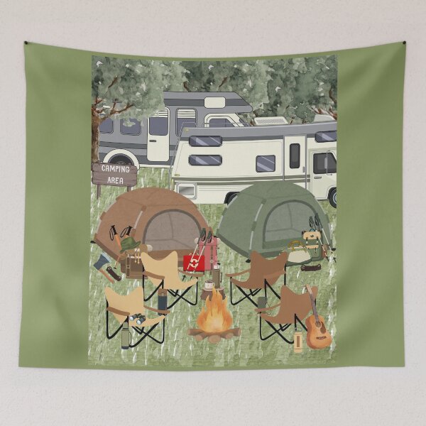 Item preview, Camping Area designed and sold by HBBS DESIGNS.